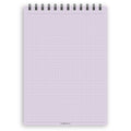 A5 dotted paper notepad | Spiral desk pad | Coloured and white paper