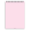 A5 plain paper notepad | Spiral desk pad | Coloured and white paper