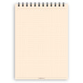 A5 dotted paper notepad | Spiral desk pad | Coloured and white paper