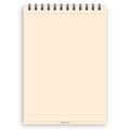 A5 plain paper notepad | Spiral desk pad | Coloured and white paper