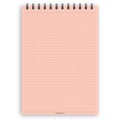 A5 dotted paper notepad | Spiral desk pad | Coloured and white paper