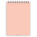 A5 plain paper notepad | Spiral desk pad | Coloured and white paper