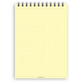 A5 dotted paper notepad | Spiral desk pad | Coloured and white paper