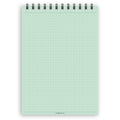 A5 dotted paper notepad | Spiral desk pad | Coloured and white paper