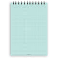 A5 dotted paper notepad | Spiral desk pad | Coloured and white paper