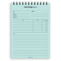 A5 meetings planner notepad | Spiral desk pad | Coloured and white paper