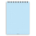 A5 dotted paper notepad | Spiral desk pad | Coloured and white paper