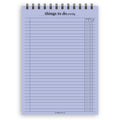 A5 things to do priority notepad | Spiral desk pad | Coloured and white paper