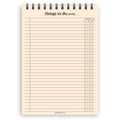 A5 things to do priority notepad | Spiral desk pad | Coloured and white paper