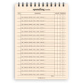 A5 spending tracker notepad | Spiral desk pad | Coloured and white paper