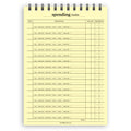 A5 spending tracker notepad | Spiral desk pad | Coloured and white paper