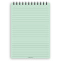 A5 wide-ruled notepad | Spiral desk pad | Coloured and white paper