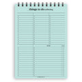 A5 things to do multitasking notepad | Spiral desk pad | Coloured and white paper