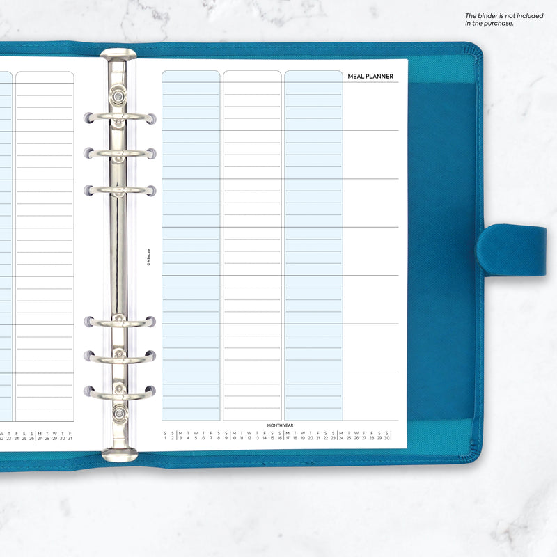 A5 size Family life planner organiser refill | Classic collection