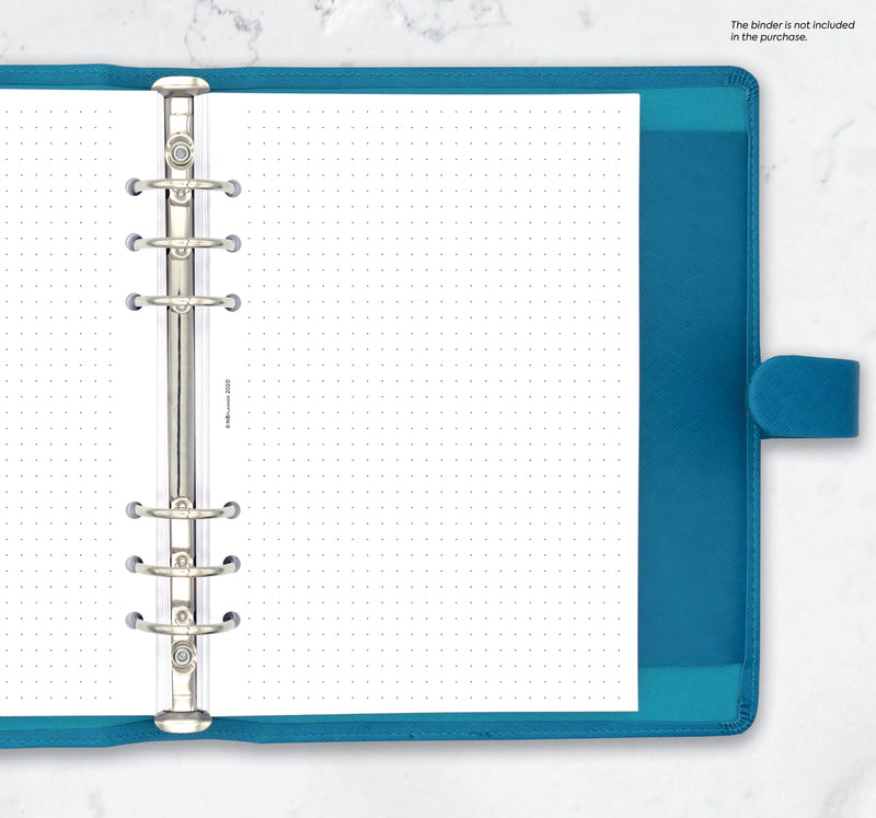 A5 size Dotted notepaper organiser refill | Essential